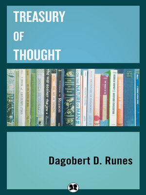 cover image of Treasury of Thought